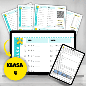 Samokontrolki - tabliczka dzielenia