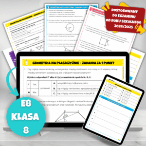 3 stopnie trudności – trening przed E8: geometria na płaszczyźnie