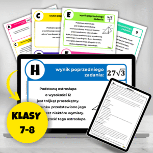 Stacje zadaniowe – objętość ostrosłupa