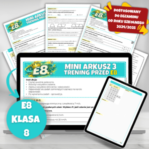 mini arkusz trening przed egzaminem ósmoklasisty